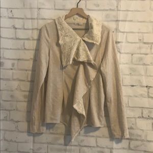 Mystree Lace Cotton Zipup